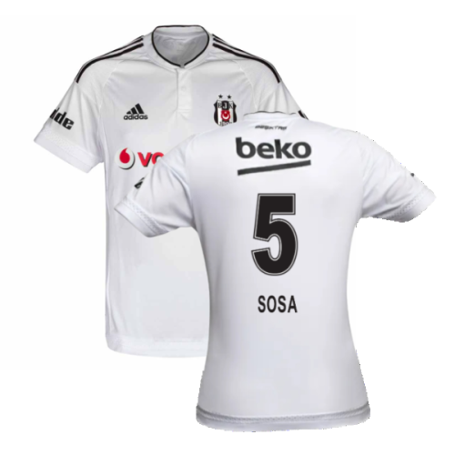 Besiktas 2015-16 Home Shirt (S) (Mint) (Sosa 5)