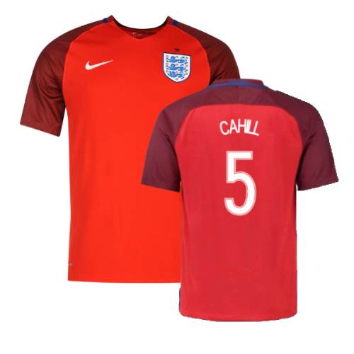 England 2016-17 Away Football Shirt (XL.Boys) (Excellent) (Cahill 5)