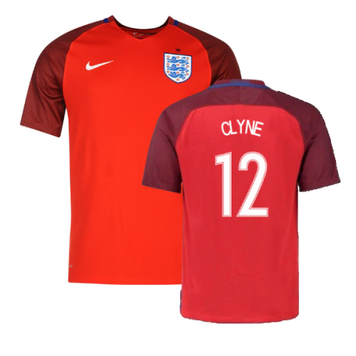 England 2016-17 Away Football Shirt (XL.Boys) (Excellent) (Clyne 12)