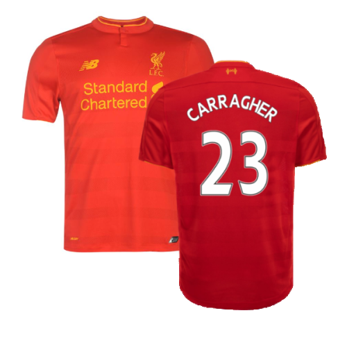 Liverpool 2016-17 Home Shirt (Mint) (CARRAGHER 23)