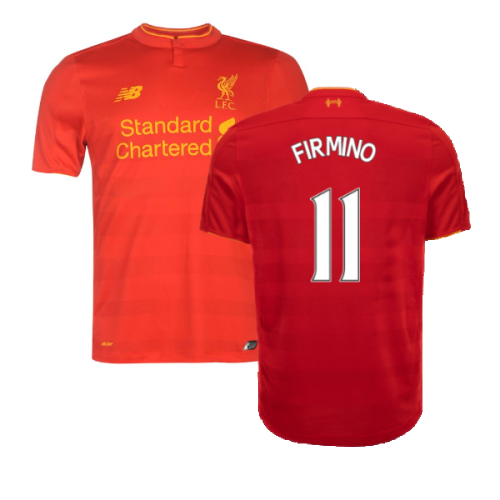 Liverpool 2016-17 Home Shirt (Mint) (Firmino 11)