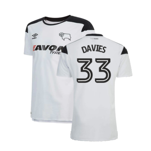 2017-2018 Derby County Home Football Shirt (XL) (Good) (Davies 33)