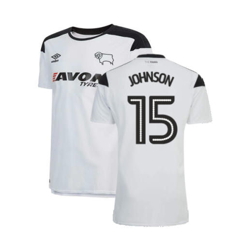 2017-2018 Derby County Home Football Shirt (XL) (Good) (Johnson 15)