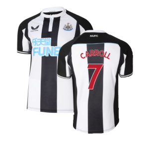 2021-2022 Newcastle United Home Shirt (XXL) (Very Good) (CARROLL 7)