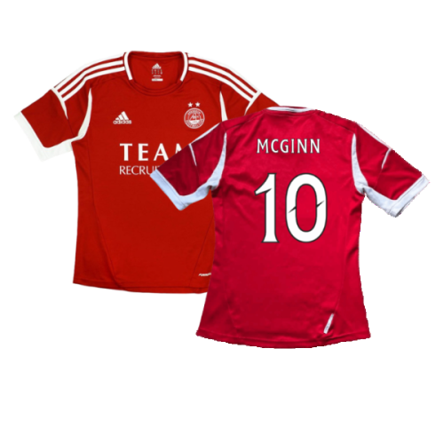 Aberdeen 2012-13 Home Shirt (Excellent) (McGinn 10)