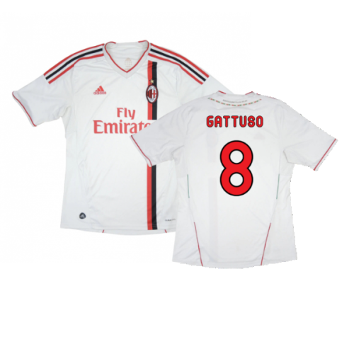 AC Milan 2011-12 Away Shirt (XXL) (Good) (Gattuso 8)