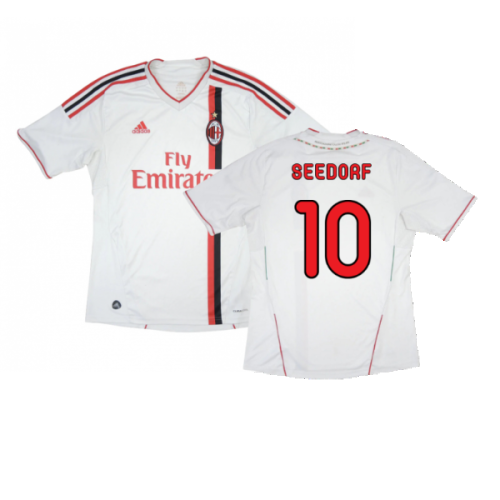 AC Milan 2011-12 Away Shirt (XXL) (Good) (Seedorf 10)