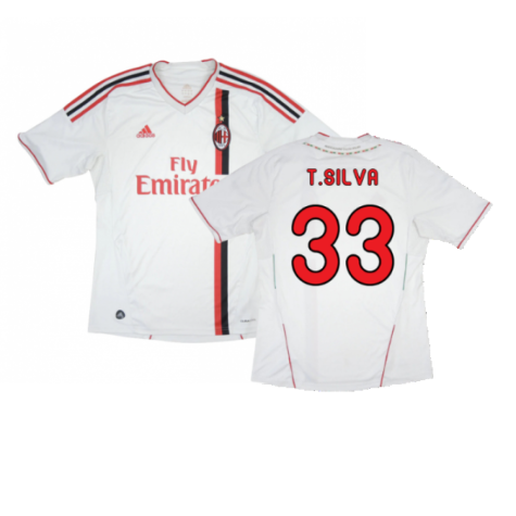 AC Milan 2011-12 Away Shirt (XXL) (Good) (T.Silva 33)