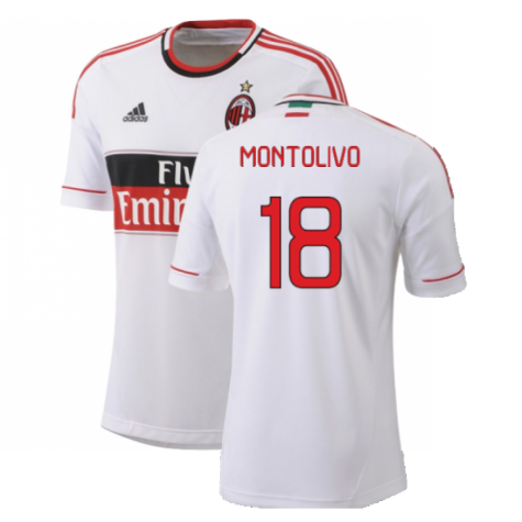 AC Milan 2012-13 Away Shirt (M) (Good) (Montolivo 18)