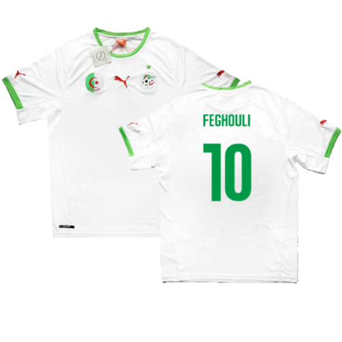 Algeria 2014-15 Home Shirt (M) (Feghouli 10) (Fair)