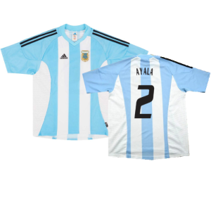 Argentina 2002-04 Home Shirt (L) (Excellent) (Ayala 2)