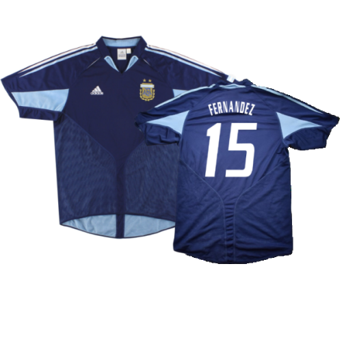 Argentina 2004-05 Away Shirt (L) (Excellent) (Fernandez 15)