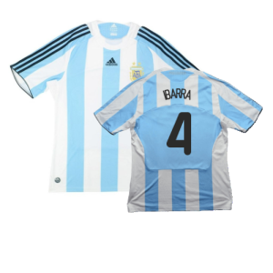 Argentina 2008-09 Home Shirt (S) (Very Good) (Ibarra 4)