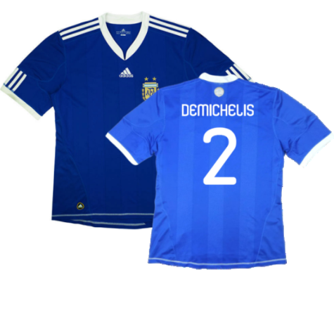 Argentina 2010-11 Away Shirt (M) (Excellent) (Demichelis 2)