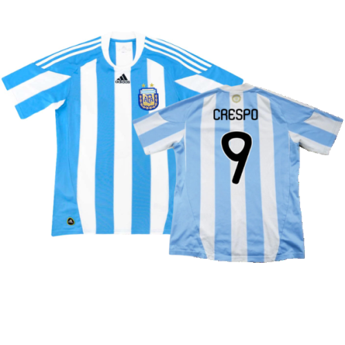 Argentina 2010-11 Home (L) (Excellent) (Crespo 9)