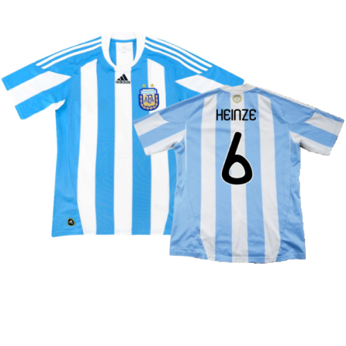 Argentina 2010-11 Home (L) (Excellent) (Heinze 6)