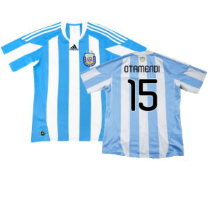 Argentina 2010-11 Home (L) (Excellent) (Otamendi 15)