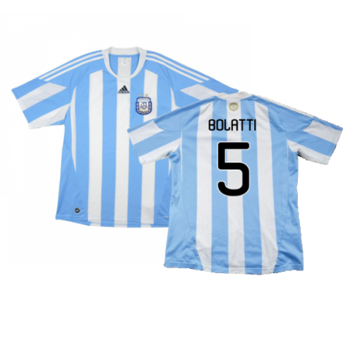 Argentina 2010-11 Home Shirt (Excellent) (Bolatti 5)