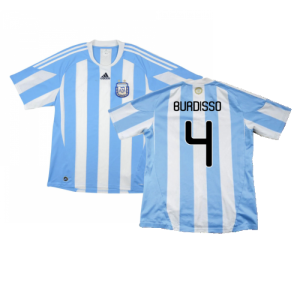 Argentina 2010-11 Home Shirt (Excellent) (Burdisso 4)