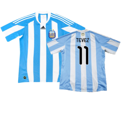 Argentina 2010-11 Home (L) (Excellent) (Tevez 11)