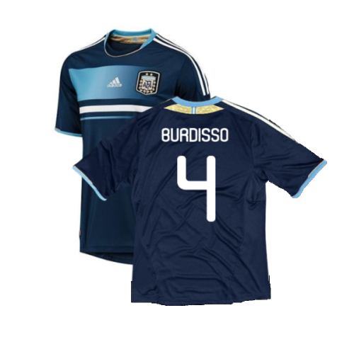 Argentina 2011-2012 Away Shirt (Good) (Burdisso 4)