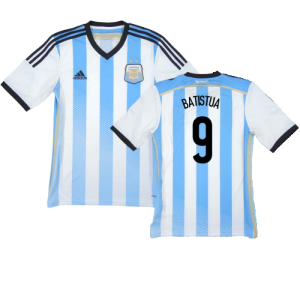 Argentina 2014-15 Home Shirt (L) (Mint) (Batistua 9)