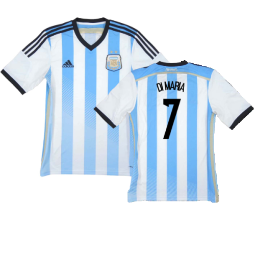 Argentina 2014-15 Home Shirt (XL) (Very Good) (Di Maria 7)