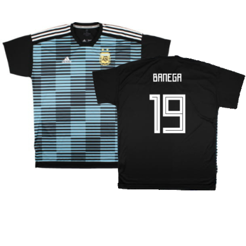 Argentina 2018-19 Adidas Pre-Match Shirt (XL) (Mint) (Banega 19)