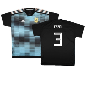 Argentina 2018-19 Adidas Pre-Match Shirt (XL) (Mint) (Fazio 3)