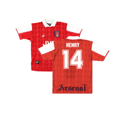 Arsenal 1994-96 Home Shirt (Excellent) (Henry 14)