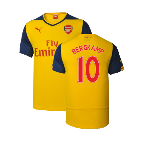 Arsenal 2014-15 Away Shirt (M) (Very Good) (BERGKAMP 10)