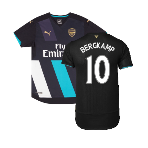 Arsenal 2015-16 Third Shirt (XL) (Very Good) (BERGKAMP 10)