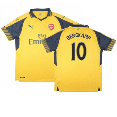 Arsenal 2016-17 Away Shirt (XS) (Mint) (BERGKAMP 10)