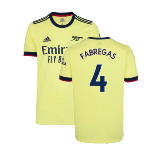 Arsenal 2021-22 Away Shirt (L) (FABREGAS 4) (Excellent)