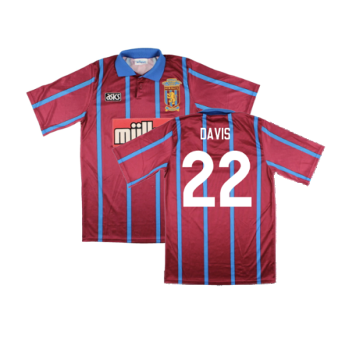 Aston Villa 1993-95 Home (XL) (Excellent) (Davis 22)