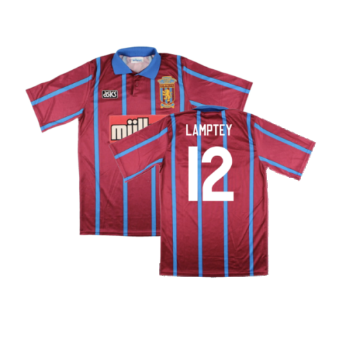 Aston Villa 1993-95 Home (XL) (Excellent) (Lamptey 12)