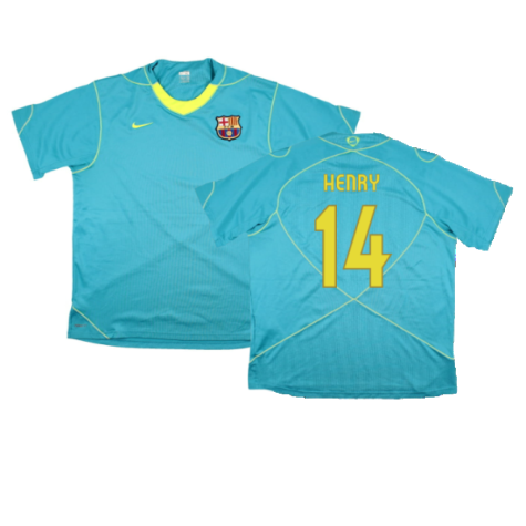 Barcelona 2007-08 Nike Training Shirt (XLB) (Good) (Henry 14)