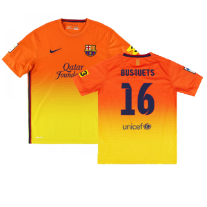 Barcelona 2012-13 Away Shirt (XL) (Very Good) (Busquets 16)