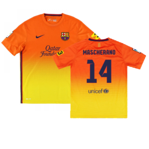 Barcelona 2012-13 Away Shirt (XL) (Very Good) (Mascherano 14)