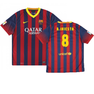 Barcelona 2013-14 Home Shirt (XL) (Good)