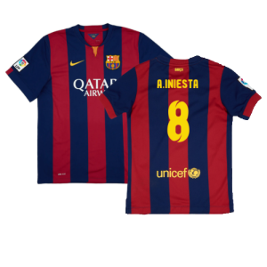 Barcelona 2014-15 home shirt (L) (Mint)