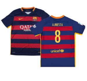 Barcelona 2015-16 Home Shirt (2XL) (Mint)