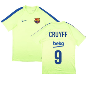 Barcelona 2016-17 Nike Training Shirt (S) (Cruyff 9) (Good)