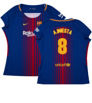 Barcelona 2017-18 Home Shirt (Womens) (M) (Mint) Barcelona 2017-18 Home Shirt (Womens) (M) (Mint)