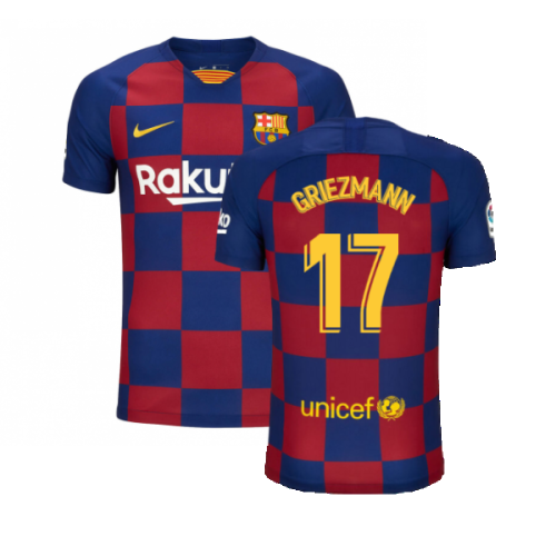 Barcelona 2019-20 Home Shirt (S) (BNWT) (Griezmann 17)