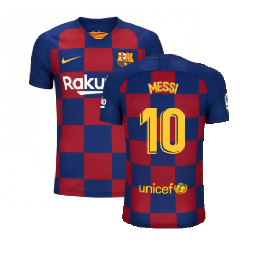 Barcelona 2019-20 Home Shirt (S) (BNWT) (MESSI 10)