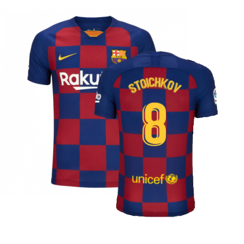 Barcelona 2019-20 Home Shirt (S) (BNWT) (STOICHKOV 8)