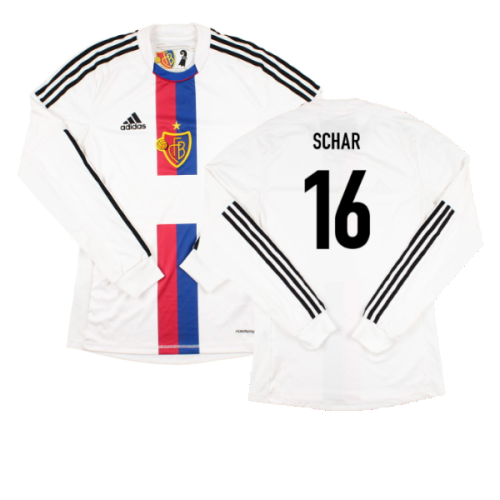 Basel 2012-14 Long Sleeve Away Shirt (Player Version) (S) (Very Good) (Schar 16)