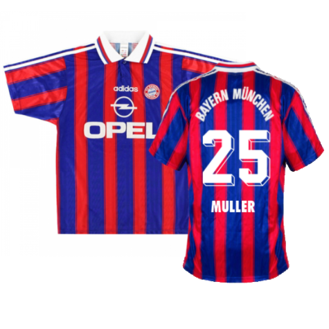 Bayern Munich 1995-97 Home Shirt (Boys 26/28 7-8y) (Excellent) (MULLER 25)