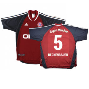 Bayern Munich 2001-02 Home Shirt (S) (Good) (Beckenbauer 5)